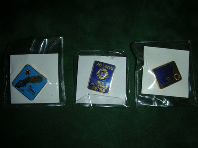 Lions club 100% läsnäolomerkit 80-luku