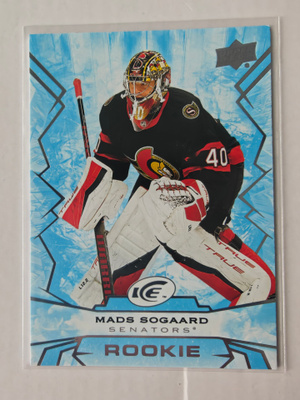 Mads Sogaard 2022-23 UD Ice Rookie