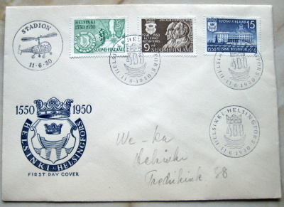 FDC-Helsinki 400vuotta.11.6.1950 (90)