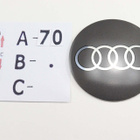 Audi Pyöreät Alumiinitarrat ; Eri Kokoja (1kpl) - pikkukuva 3