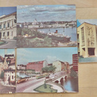 5 VANHAA Postikorttia Helsinki Olympia 1952 Kivat Leimat - pikkukuva 1