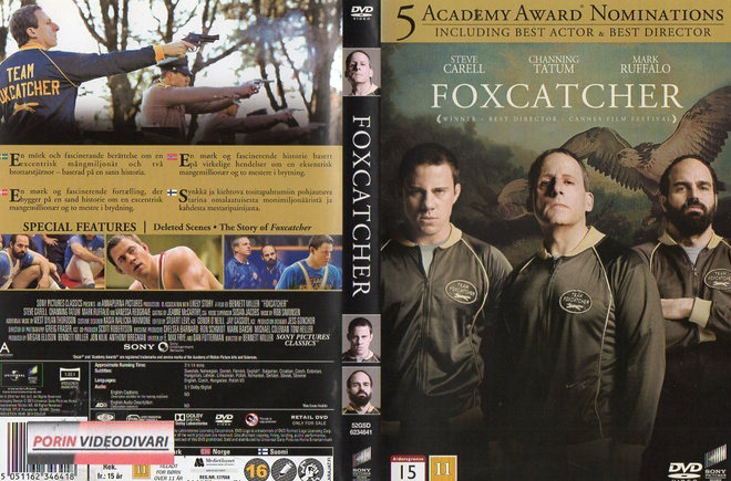 Foxcatcher	(1 806)	k	-FI-	DVD	nordic,		channing tatum	2014	2