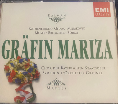 Gräfin Mariza - Kalman 2cd UUSI