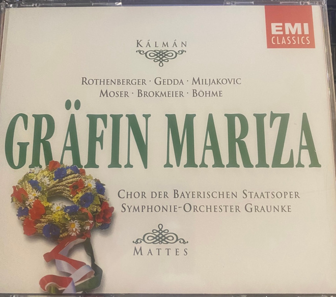 Gräfin Mariza - Kalman 2cd UUSI