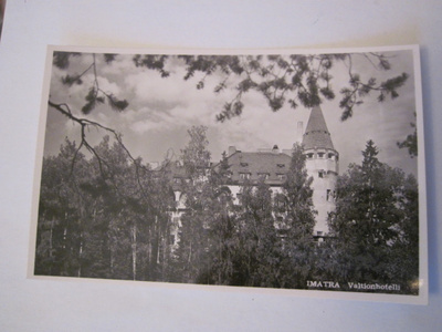 VANHA Postikortti Imatra 1950-l Alkup.Mallikappale