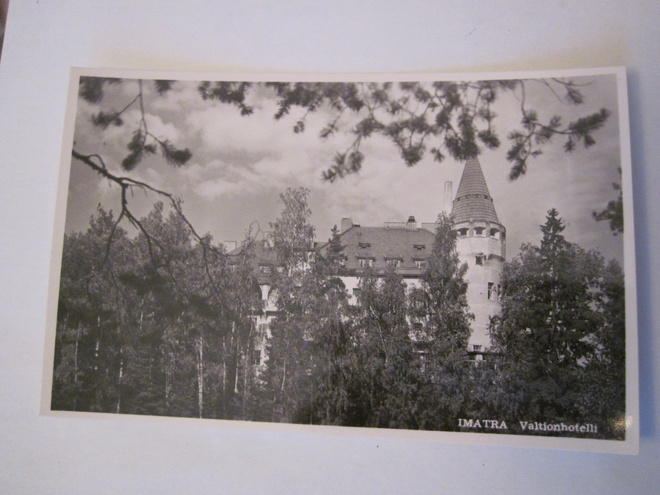 VANHA Postikortti Imatra 1950-l Alkup.Mallikappale