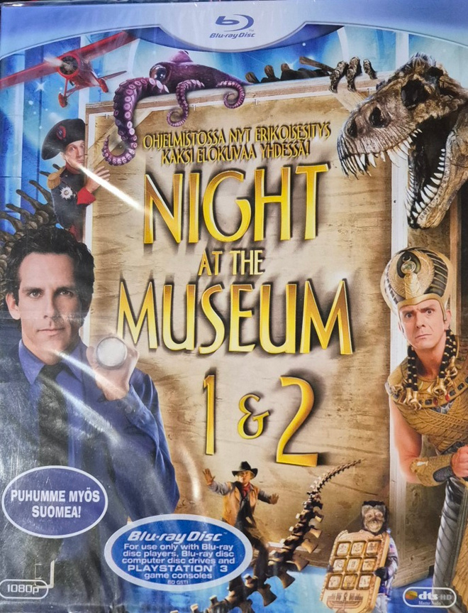 Night At The Museum 1 & 2 -Blu-Ray