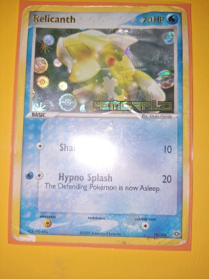 Relicanth 18/106 Stamped EX Emerald Rare Holo card