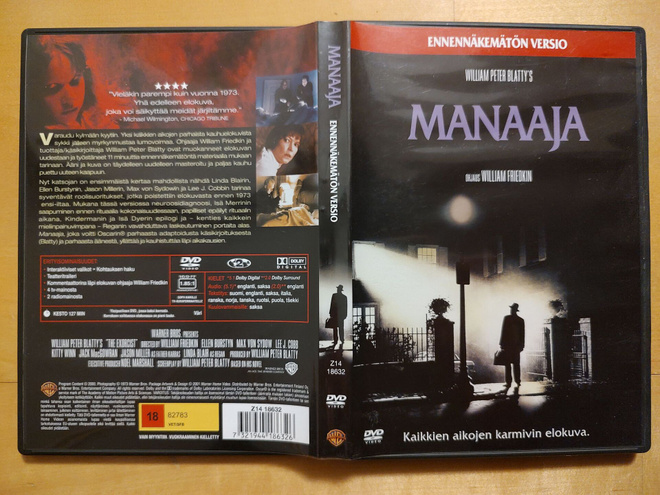 Manaaja - ennennäkemätön versio DVD
