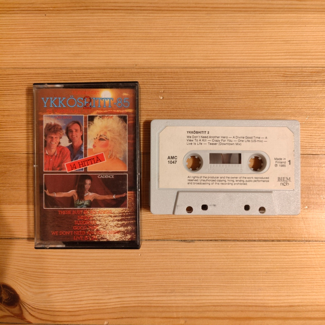 Ulkomaiset Ykköshitit 2 -85 (14 Hittiä) c-kasetti