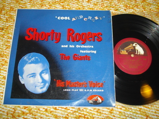 SHORTY ROGERS & the GIANTS - cool and crazy - LP - 1954 EX-