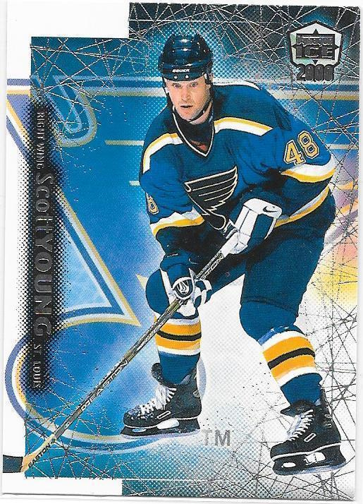 1999-00 PAcific Dynagon Ice #170 Scott Young St Louis Blues