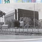 VANHA Valokuva Postikortin Malli Helsinki Raitiovaunu 1950-l - pikkukuva 1