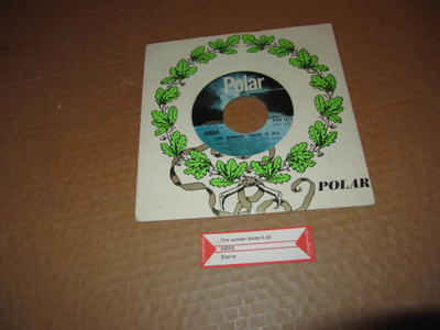 Abba 7" The winner takes it all/Elaine, POLAR Ps v.1980 FIN