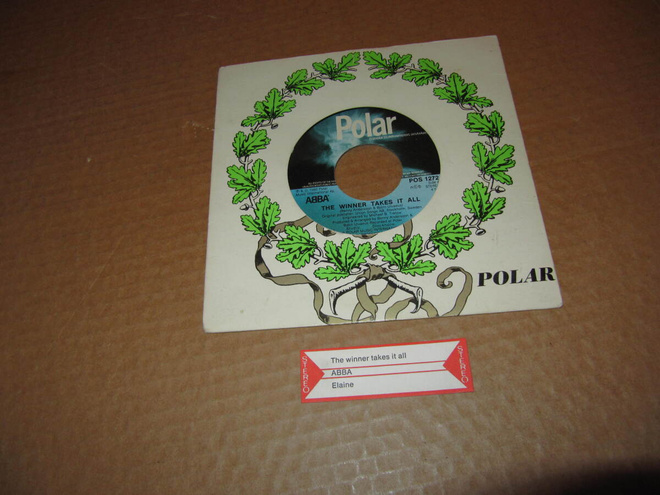 Abba 7" The winner takes it all/Elaine, POLAR Ps v.1980 FIN