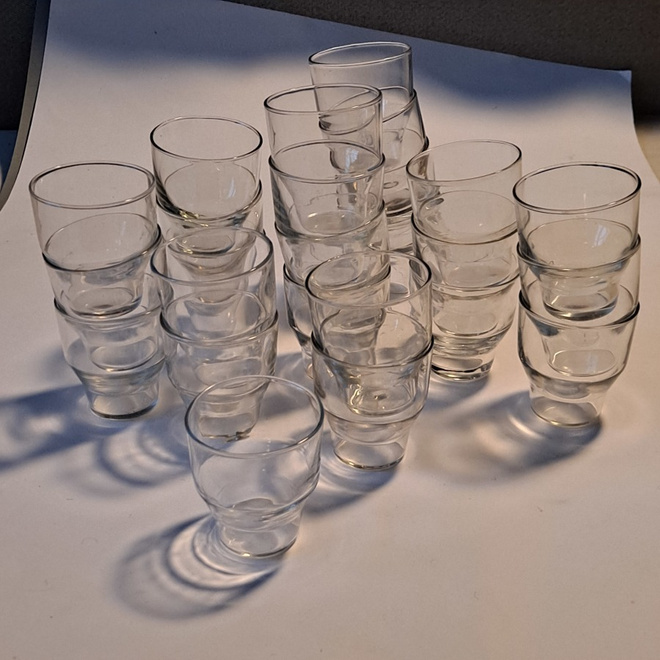 Sinetti sinappi snapsilasit, Tapio Wirkkala, Paulig/Iittala