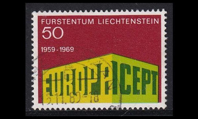 Liechtenstein 507 o Europa (1969)