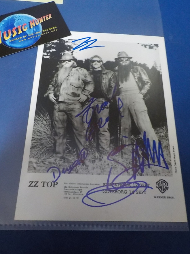 ZZ TOP KUVA KOKO BÄNDIN NIMMAREILLA