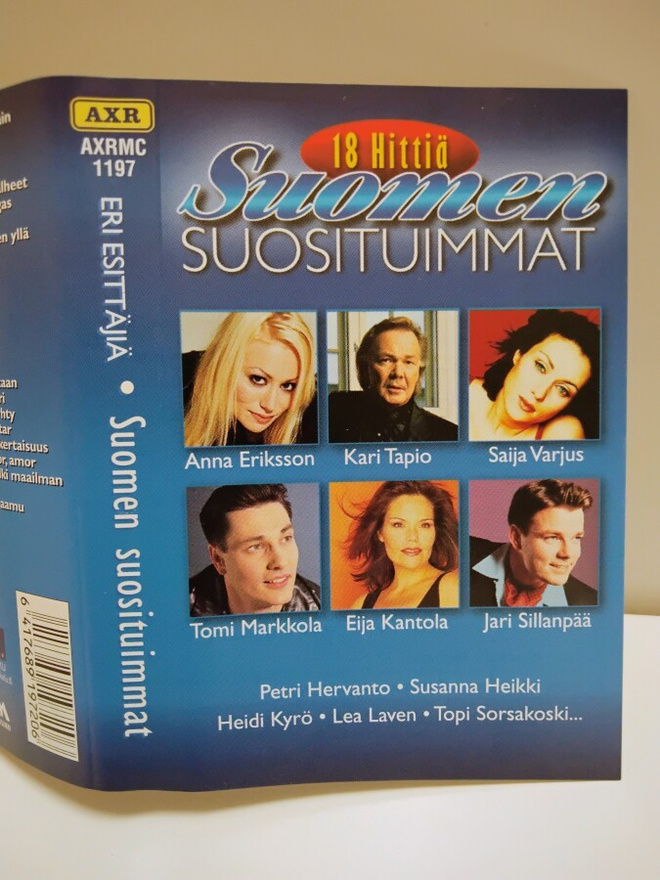 c-kasetti Suomen suosituimmat 18 hittiä