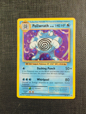 Poliwrath 25/108 XY Evolutions Holo Rare
