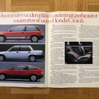 Esite Honda Civic 1984, sisältää myös CRX - pikkukuva 2