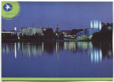 Helsinki Töölönlahti yöllä, 2000