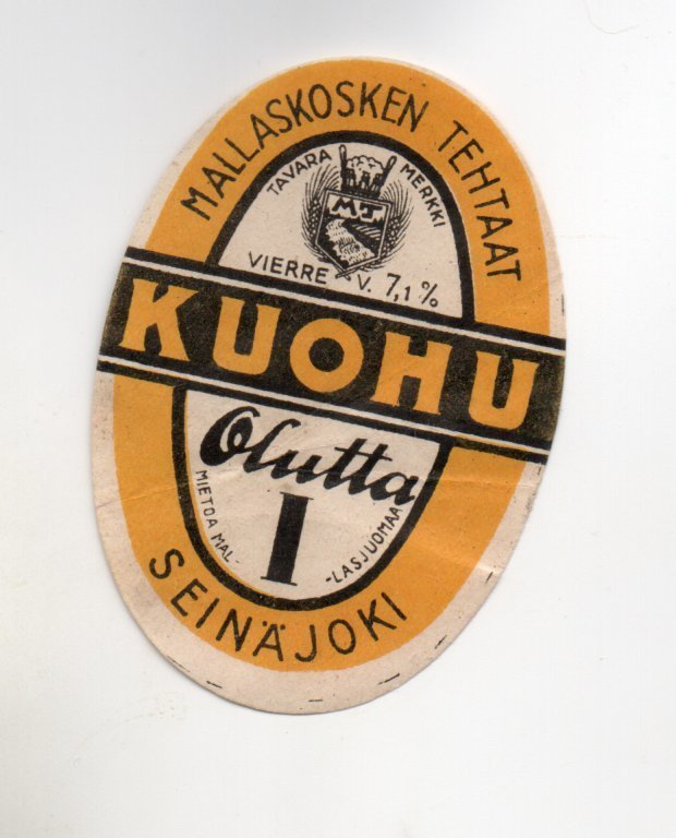 Seinäjoki:  Mallaskosken tehtaat /Kuohu ol.utta