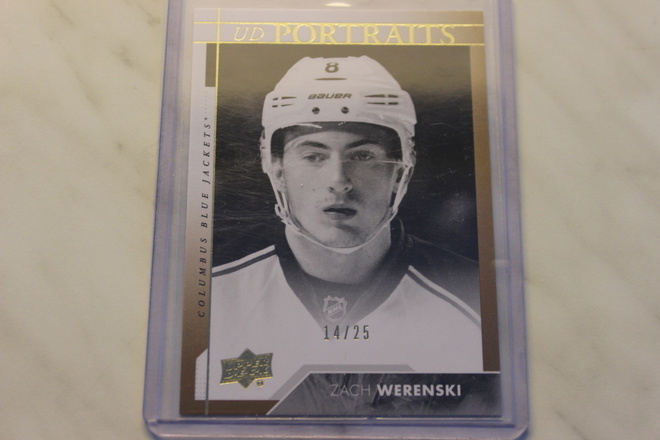 2017-18 Upper Deck UD Portraits Gold /25 Zach Werenski