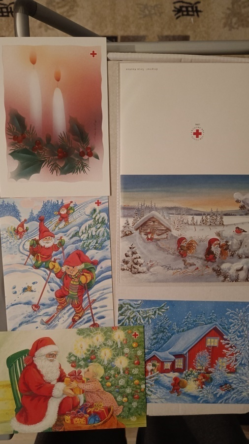 Ahvenanmaan joulukortti pakkaus 1996 SPR