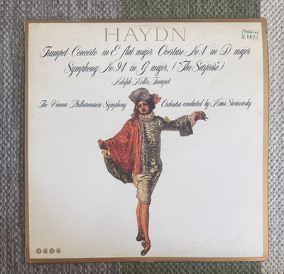 HAYDN: Trumpet Concerto ADOLPH HOLLER (LP) 1964