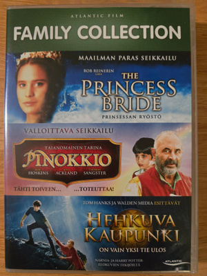 Family collection: Prinsessan ryöstö, pinokkio, hehkuva kaup