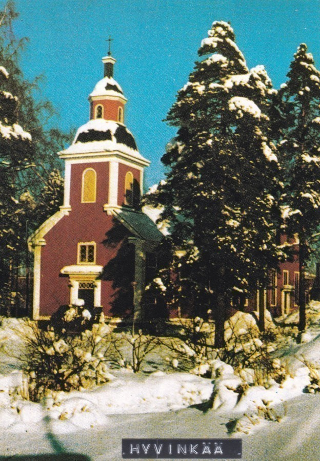 KIRKKOKORTTI - HYVINKÄÄN VANHA KIRKKO - 1