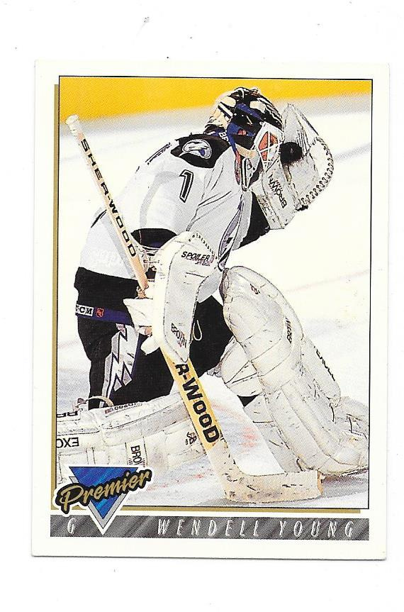 1993-94 Topps Premier #166 Wendell Young Tampa Bay  MV