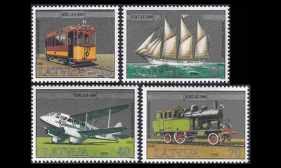 Latvia 501-4 ** Riika 800v (1999)
