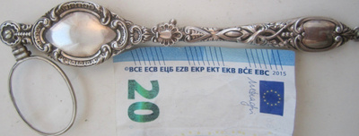 VANHA Lornjetti Hopeaa UPEA