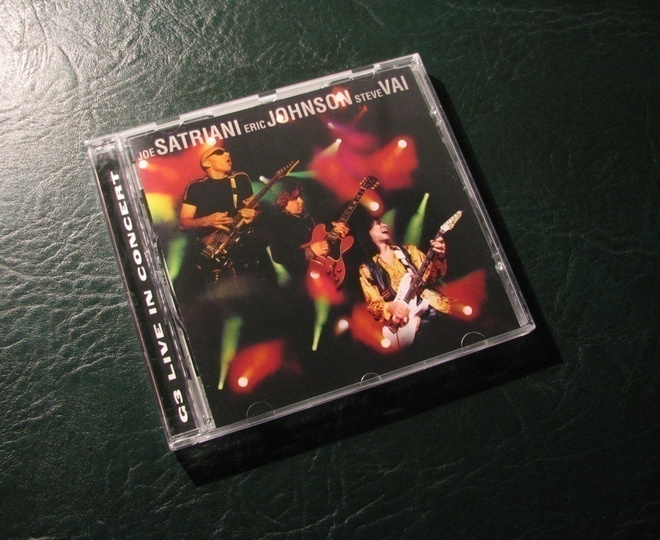 G3 Live in Concert (Satriani, Johnson, Vai) cd-levy