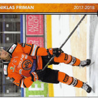 2017-18 HPK postikortti Team Issue Niklas Friman - pikkukuva 1