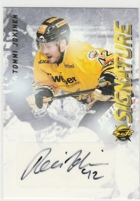 15/16 Cardset Signature # Tommi Jokinen Saipa