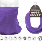 Viper Fashion 9in1 Mikrokuitukangas Putkihuivi violetti UUSI - pikkukuva 1