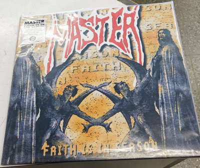 Master: Faith Is In Season -LP (EX/EX) (Death Metal)