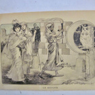 VANHA Postikortti Jugend Art Nouveau ennen 1905 sign Lelee - pikkukuva 1