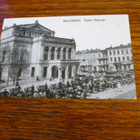 romania pk277 bucarest kansal.teatteri vanhat autot vossika - pikkukuva 1