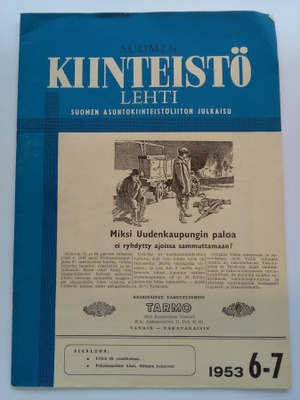 Suomen Kiinteistölehti Nro 6-7 kesäkuu-heinäkuu 1953
