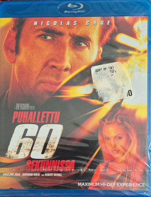 Puhallettu 60 Sekunnissa -Blu-Ray