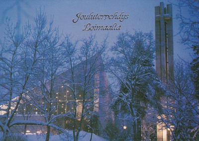 KIRKKOKORTTI - LOIMAA -  KAUPUNKISEURAKUNNAN KIRKKO - 1