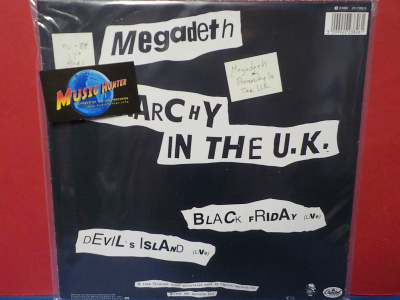 MEGADETH - ANARCHY IN THE U.K. EU -88 12" MAXI