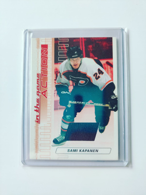 Sami Kapanen 03-04 ITG Action Game-Used Ruby Jersey