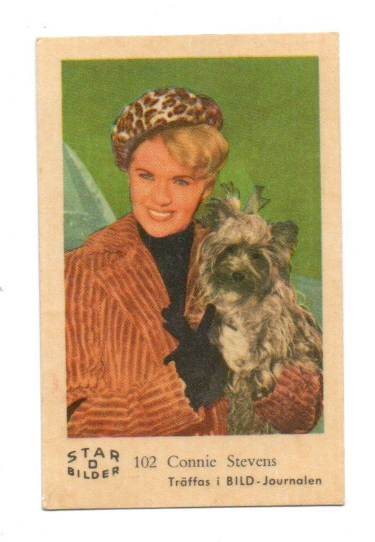 Purkkakuva STAR D n:o 102 CONNIE STEVENS