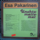 ESA PAKARINEN - UNOHTUMATTOMAT LP - pikkukuva 2