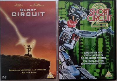 SHORT CIRCUIT & SHORT CIRCUIT 2 / ROBOTTI RAKASTUU DVD